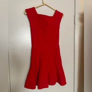 Orange stretchy dress size 4